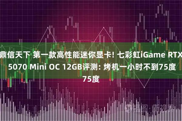 鼎信天下 第一款高性能迷你显卡! 七彩虹iGame RTX 5070 Mini OC 12GB评测: 烤机一小时不到75度